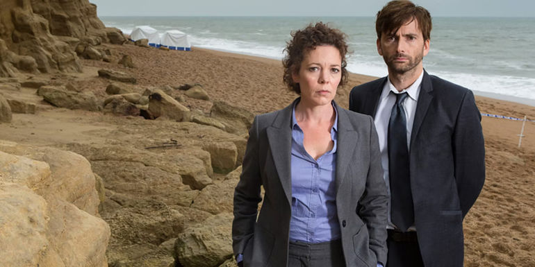 Olivia Colman and David Tennant in Broadchurch
