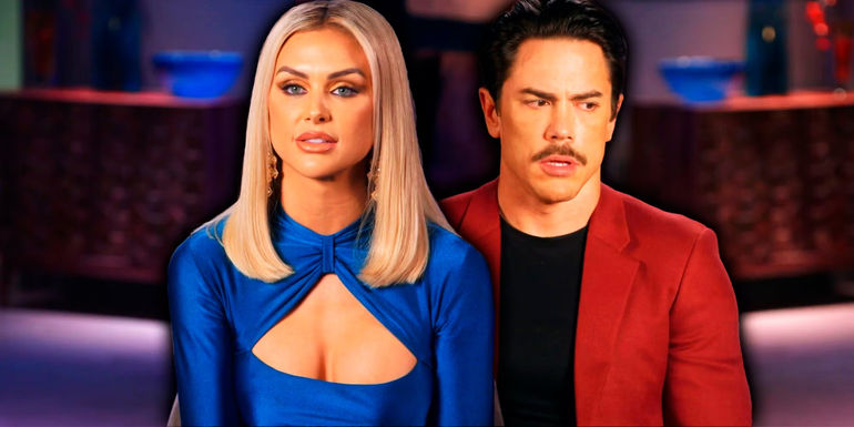 Vanderpump Rules' Lala Kent and Tom Sandoval looking serious