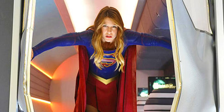 Arrowverse's Supergirl being super strong