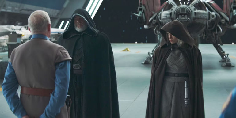 Baylan and Shin Ahsoka Shuttle