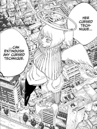 Hana Kurusu aka Angel in Jujutsu Kaisen (Image via Gege Akutami, Shueisha)