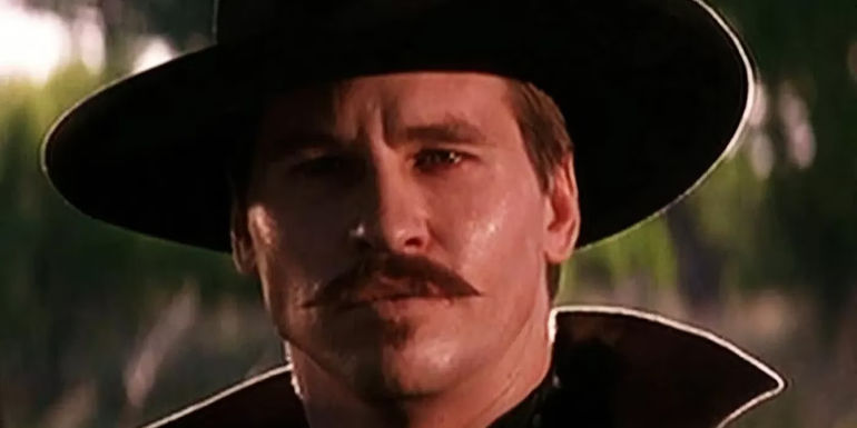 Doc Holiday before the last shootout in Tombstone