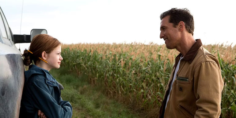 Murphy and Cooper in Interstellar