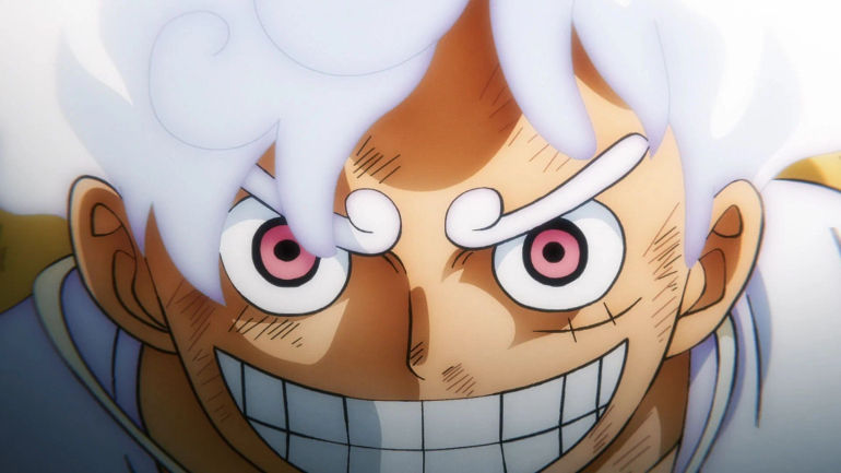 Luffy is ready to get back into the fight in One Piece chapter 1106's opening pages (Image via Toei Animation)