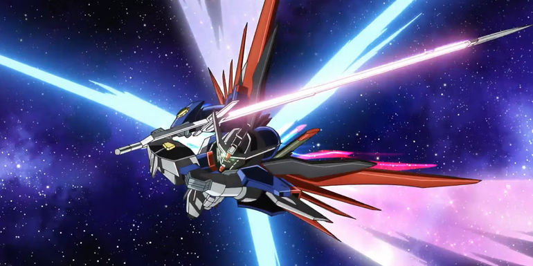 Screen capture from Gundam Seed Freedom