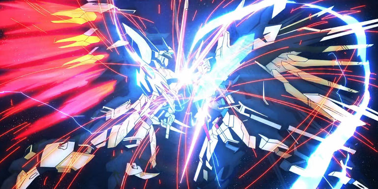 Screen capture from Gundam Seed Freedom