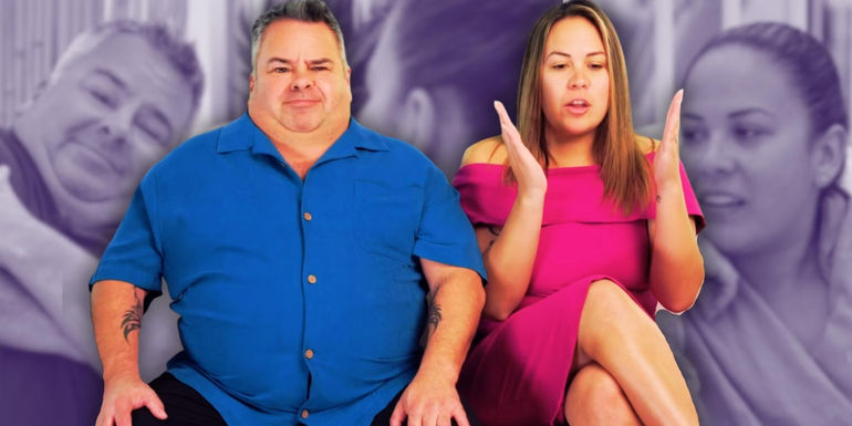 Montage of 90 Day Fiance's Big Ed Brown and Liz Woods