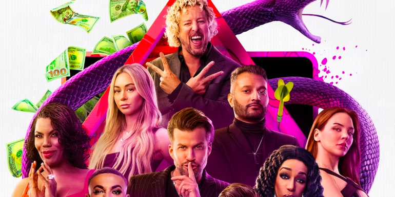 Promo shot of the House Of Villains season 1 stars