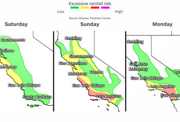 California Braces for an Intense Atmospheric River Event