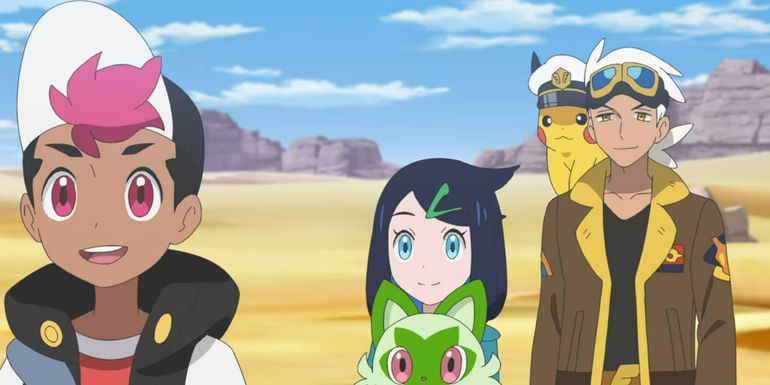 Pokemon Horizons: Roy and Liko are pleased to see peace come.