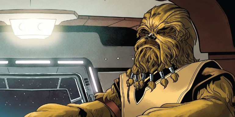 Burryaga, a Wookiee Jedi from the High Republic, meditating