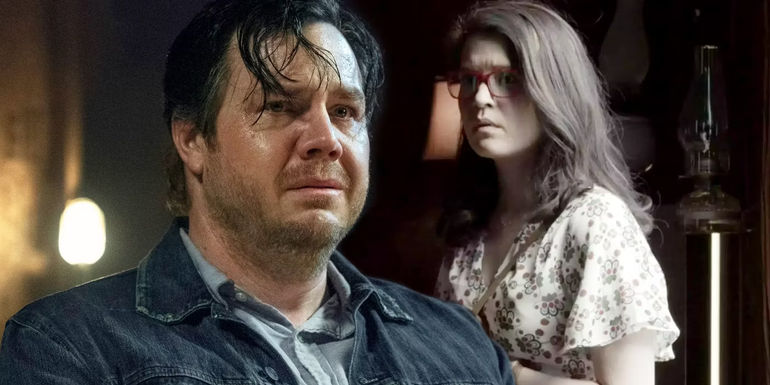 Josh McDermitt as Eugene and Chelle Ramos as Stephanie in Walking Dead