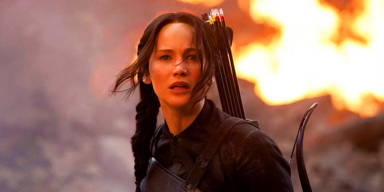 Jennifer Lawrence in The Hunger Games