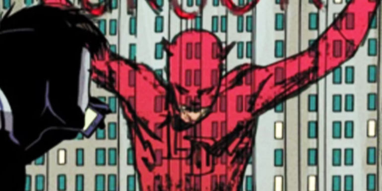 Muse's Daredevil mural in Marvel Comics