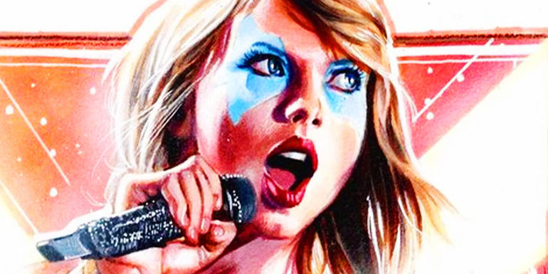 Taylor Swift as X-Men's Dazzler in MCU fan art