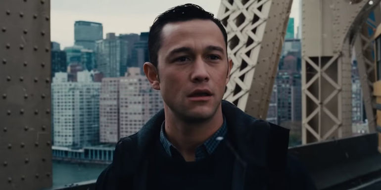 John Blake on a bridge in The Dark Knight Rises