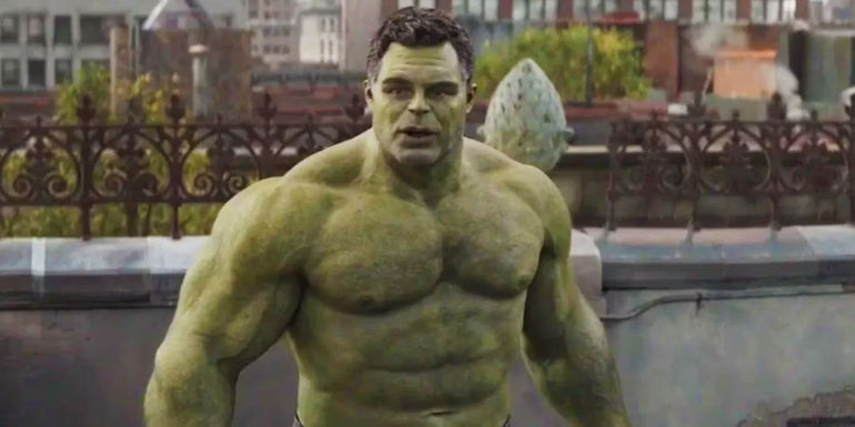 Smart Hulk in 2012 in Avengers Endgame