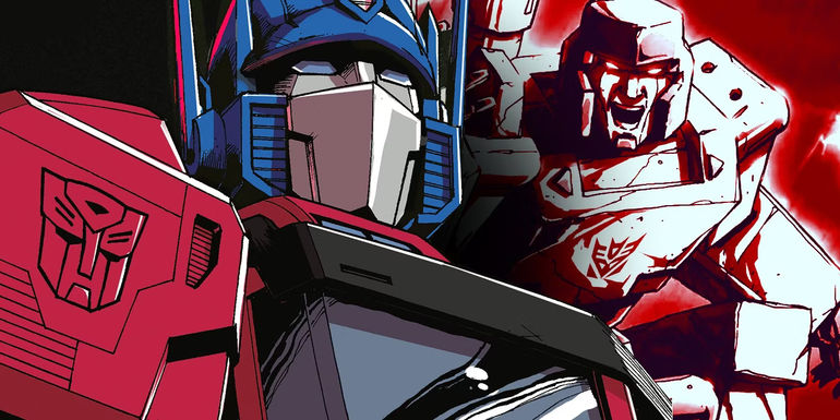 Feature Image: Optimism Prime (left) and Megatron (right) from the Transformers animated series