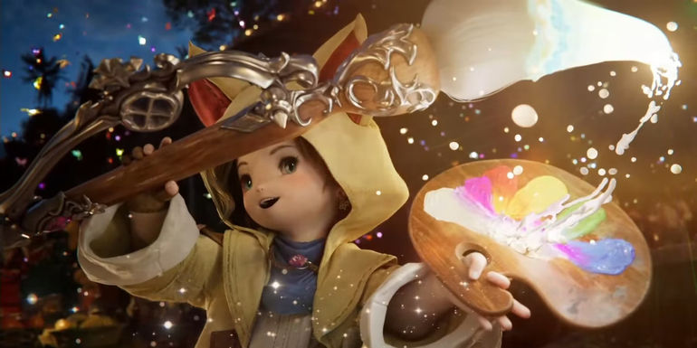 krile from final fantasy 14 dawntrail as the new pictomancer class