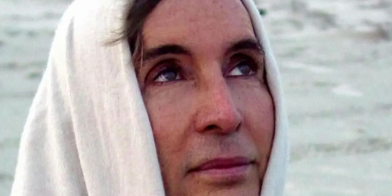 Jaime Gomez looking upwards in a still from How To Become A Cult Leader