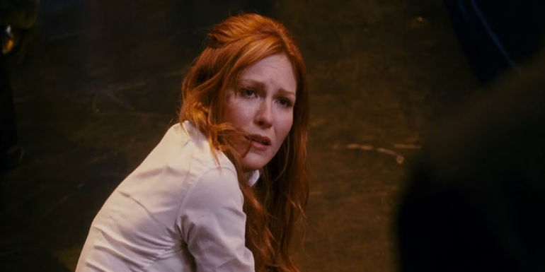 Mary Jane after being hit by Spider-Man