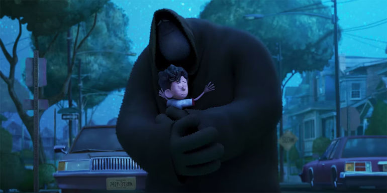 Orion and the Dark young Orion hugging Dark