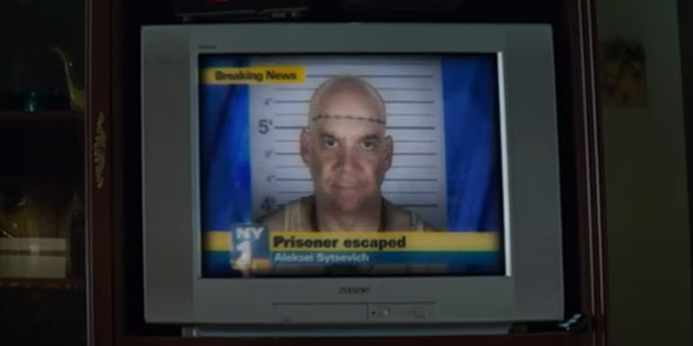 Rhino's escape on TV in The Amazing Spider-Man 2