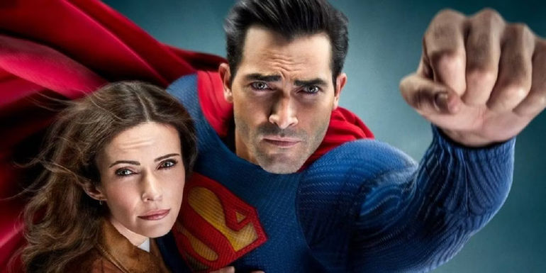 Superman and Lois poster with Superman and Lois Lane