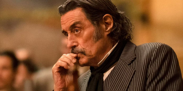 Al Swearengen looking pensive in Deadwood The Movie