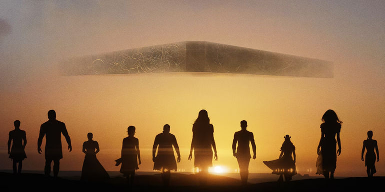 Eternals Spaceship Poster Header