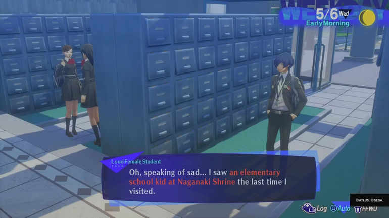 Persona 3 Reload_Girl At the Shrine_Clue