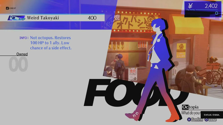 Persona 3 Reload_Octopia_Weird Takoyaki