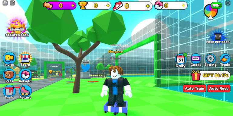 Roller Race Simulator: Character