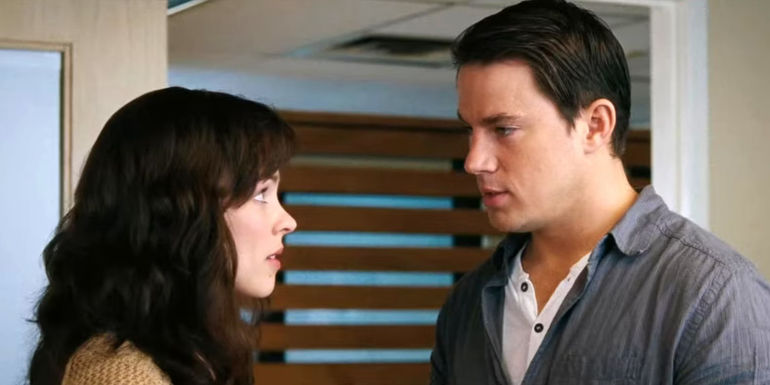 Rachel McAdams as Paige Collins and Channing Tatum as Leo Collins in The Vow.