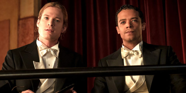 Two characters played by Sam Reid and Jacob Anderson from Interview with the Vampire show