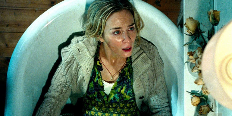 Emily Blunt in a scene from A Quiet Place.