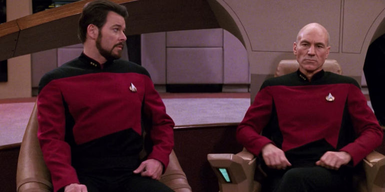 Star Trek TNG Defector Picard Riker