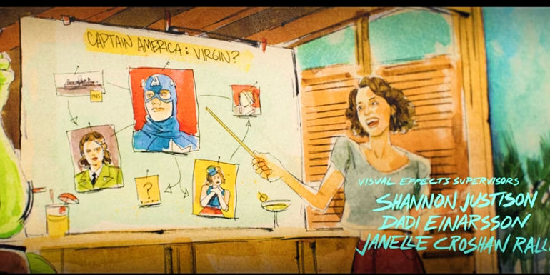 She-Hulk Episode 1 Credits Scene Showing Jen Tracking All Of Captain America's Love interests