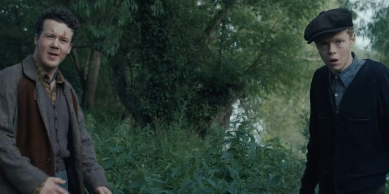 Bailey Brooks and Kai Alexander as Sgt. Bailey and Sgt. Quinn Masters of the Air-1