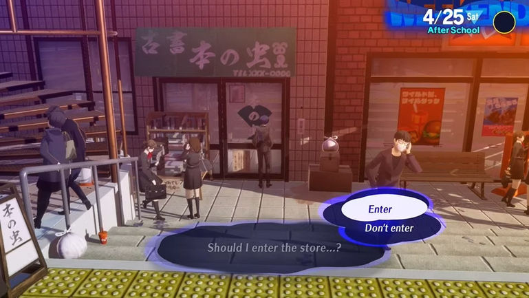 book store strip mall persona 3 