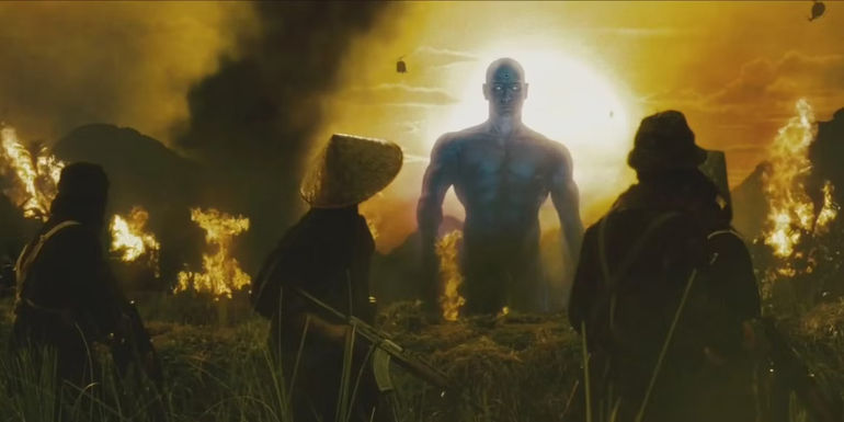 Dr Manhattan in Vietnam in Watchmen