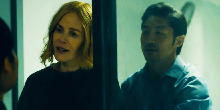 Nicole Kidman as Margaret and Brian Tee as Clarke in Expats episode 4