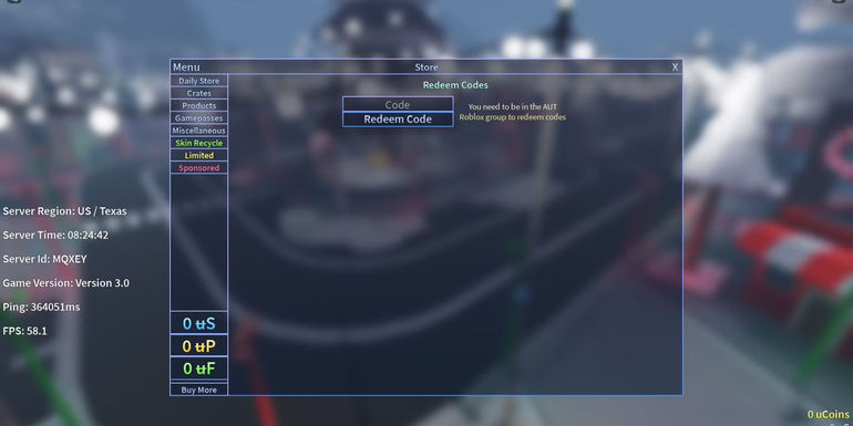 Roblox A Universal Time Codes (2)