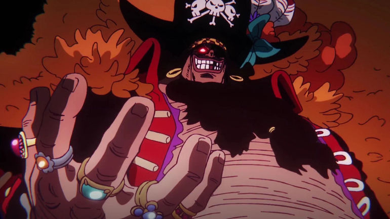 Blackbeard engaged in a fight against Law in One Piece episode 1093 (Image via Toei)