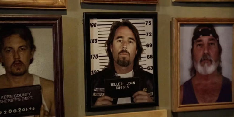 John Teller's photo on the wall in Sons of Anarchy
