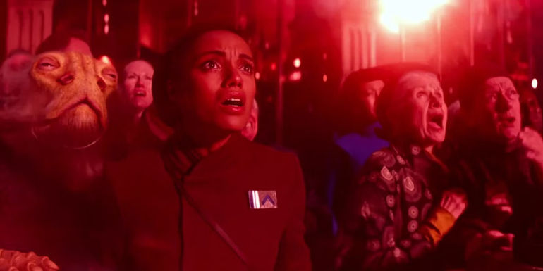 Hosnian Prime destruction in The Force Awakens.