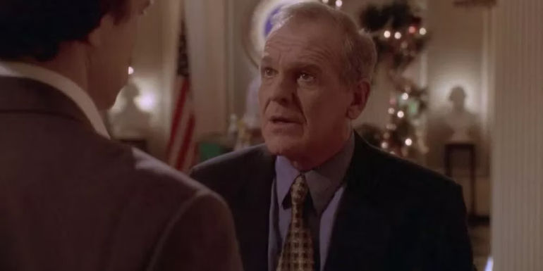 Leo talking to Josh in The West Wing