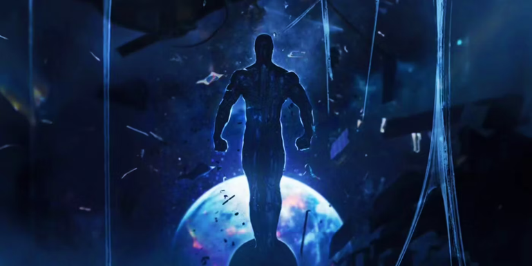 Galactus and Silver Surfer in Secret Wars fan art