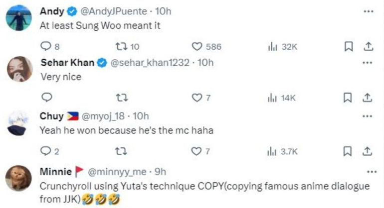 Fans react to the famous 