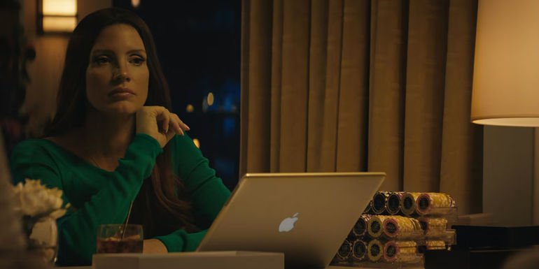 Jessica Chastain in Molly's Game